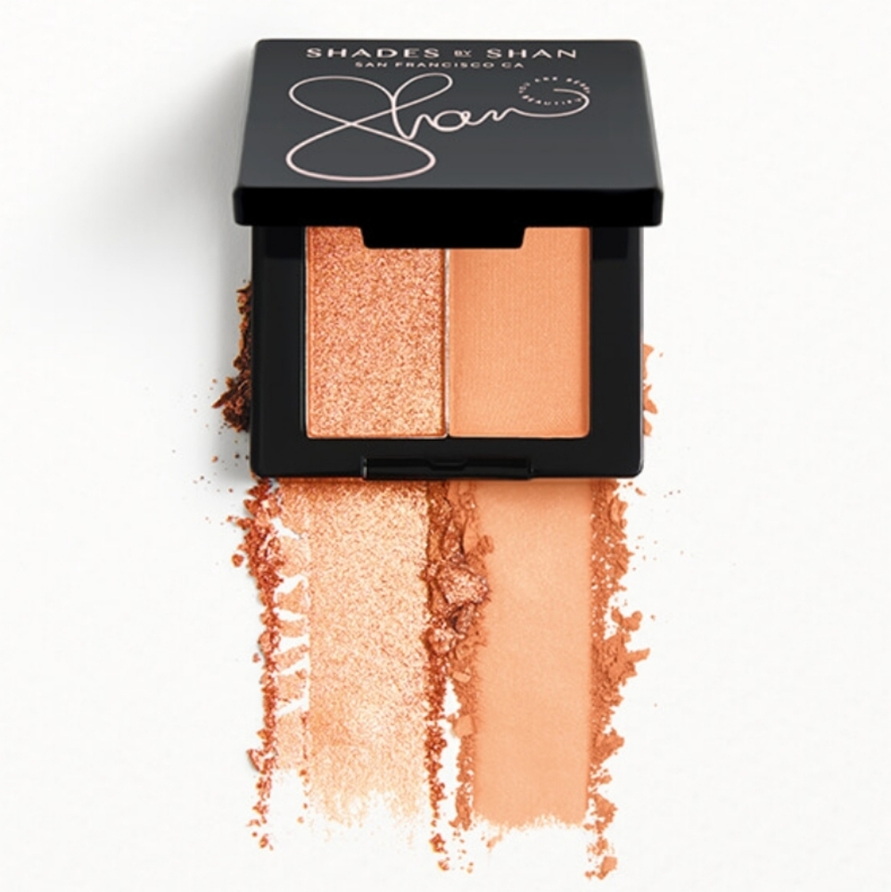 5/$25 🆕️Shades by Shan Eyeshadow Duo Honey/Peach Tangerine
